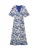 VERO MODA Jurk ‘VMZille’  blauw / groen / pastelroze / wit
