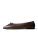 L37 HANDMADE SHOES Ballerina ‘GOLDEN HOURS WE HAD’  donkerbruin