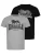 LONSDALE Shirt ‘Loscoe’  grijs / zwart