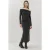 Gestructureerde Strapless Midi-jurk met Split