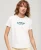 Superdry Vrouwen Sport Luxe T-shirt met Grafische Print Wit
