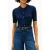 Tommy Hilfiger Rayon Rib Slim Polo Dark Night Navy