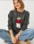 Bianco Lucci Trui  donkergrijs / rood / wit