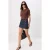 TRENDYOLMİLLA Dames Bruin Effen Lang Regular fit T-shirts