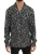 Dolce & Gabbana Zwarte Zijde JAZZ Motief Print Casual Shirt