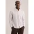 WE Fashion regular gestreepte casual overhemd met linnen lichtroze