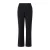 Yest flared regular waist gestreepte flared broek zwart met lurex
