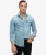 Workwear Overhemd met Borduursel Blauw