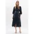 Caroll blousejurk broderie marineblauw