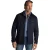 NZA overshirt navy gemêleerd regular fit wol