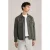 WE Fashion overshirt donkergroen