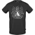 Aquascutum Unisex Grafisch Logo T-shirt voor volwassenen (Zwart)