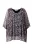 MIAMODA Blouse  grijs / zwart / wit