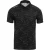 Slazenger Lichtgewicht poloshirt voor heren met all-overprint (Zwart/Grijs)