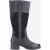 Hush Puppies Samara Suède Dames Zwarte Laarzen