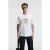 Oversized T-shirt met print en ronde hals