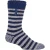 Heat Holders – Luxe fleece gevoerde bedsokken voor heren – Navy Stripe (Lumi)