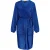 Faina Avondjurk met glanzend garen Dames KONING BLAUW