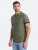 Ombre Shirt  navy / olijfgroen