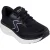 Skechers D’Lux Walker 2.0 Active Pace Textile Dames Zwart/Lavendel Trainers