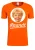 LOGOSHIRT Shirt ‘Brandt Zwieback 70’s’  gemengde kleuren / oranje / wit