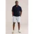 WE Fashion regular polo donkerblauw