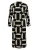 MADELEINE Jurk  beige / zwart