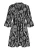 VERO MODA Jurk  zwart / wit