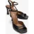 Elvia Leren Stiletto Enkelband Sandaal (Dames)