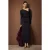 TRENDYOLMİLLA Dames Zwart Effen Maxi Lang Diploma-uitreiking / Gala A-lijn Avond & Gala Jurk