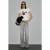Kort T-shirt met slim fit en ronde hals