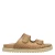 POSH by Poelman Nena leren slippers beige