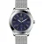 Ice Watch Ice Steel – Silver Dark Blue Heren Horloge Zilverkleurig 024748