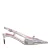 Roger Vivier Hoge hakken – Mini Buckle Sling Back in zilver