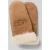 Ugg Handschoenen van lamsleer met labelstitching