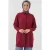 Oversized Lange Mouwen Knopen Blouse met Kraag
