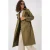 Dubbelbreasted Lange Trenchcoat