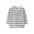 NAME IT MINI gestreepte longsleeve met tekst – wit/zwart
