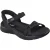 Skechers GO WALK Flex Illuminate Textiel Dames Zwart Standaard Sandalen