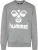 Hummel Sportief sweatshirt ‘Dos’  grijs gemêleerd / wit