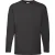 Fruit of the Loom Heren Valueweight T-shirt met lange mouwen (Zwart)