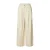 SELECTED FEMME wide leg regular waist casual broek met linnen beige
