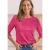 Basic shirt met boothals
