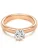 Trilani Ring  rose-goud / zilver