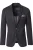 Venti Blazer antraciet, Effen