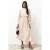 Trendyol Modest Dames Beige Effen Maxi Lang Casual A-lijn Modest Jurken