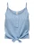 ONLY Top ‘Lecey’  blauw / wit