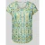 Christian Berg Woman T-shirt met all-over motief en V-hals