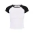 Urban Classics – Organic Stretch Short Retro Baseball Top – 4XL – Wit/Zwart