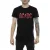 AC/DC Heren Katoenen T-shirt met ijslogo (Zwart)